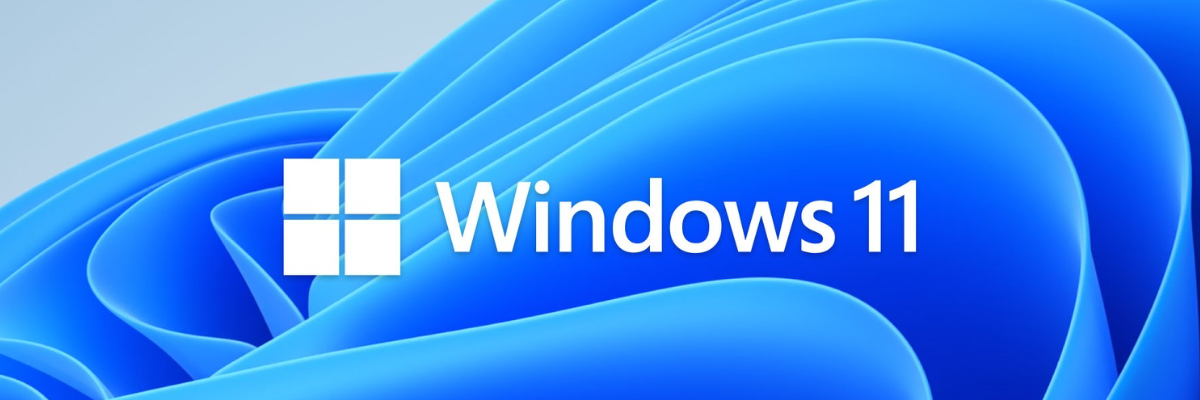 Logo Windows 11 na modrom pozadí