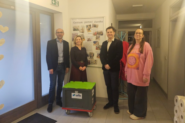 Odovzdanie zariadení pre Trnavskú arcidiecéznu charitu na Vianoce 2025